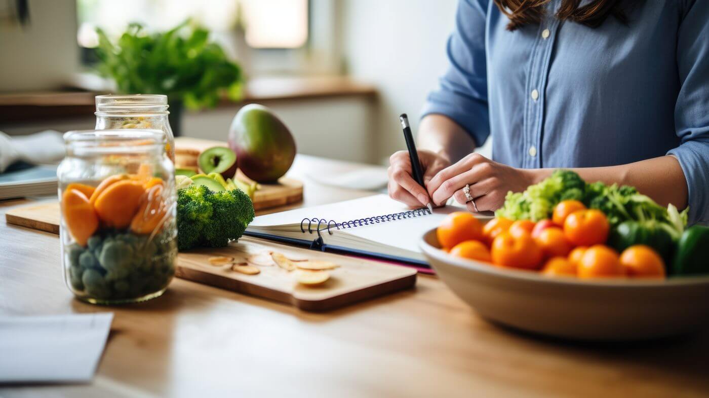 Ernährungstherapie: Ernährungsplan mit frischem Gemüse erstellen